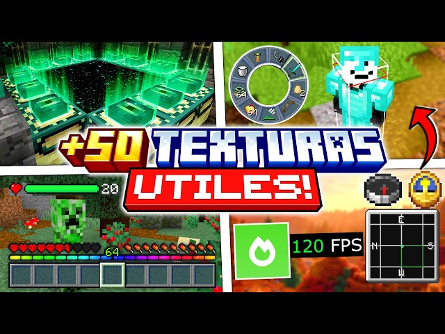 🔴 Top 50+ USEFUL TEXTURE PACKS for Minecraft PE 26.X (+FPS!) | Texture Packs for MINECRAFT BEDROCK