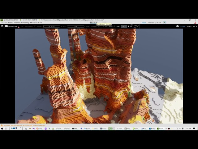 Exporting Minecraft to nVidia Omniverse for RTX rendering - Tutorial