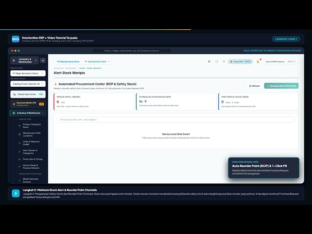 Tutorial Manajemen Gudang & Stok Multi-Cabang Korvex ERP: Mutasi, Opname & Barcode Scanner
