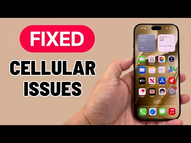 iPhone 18 Pro Max Cellular Issues (FIXED)