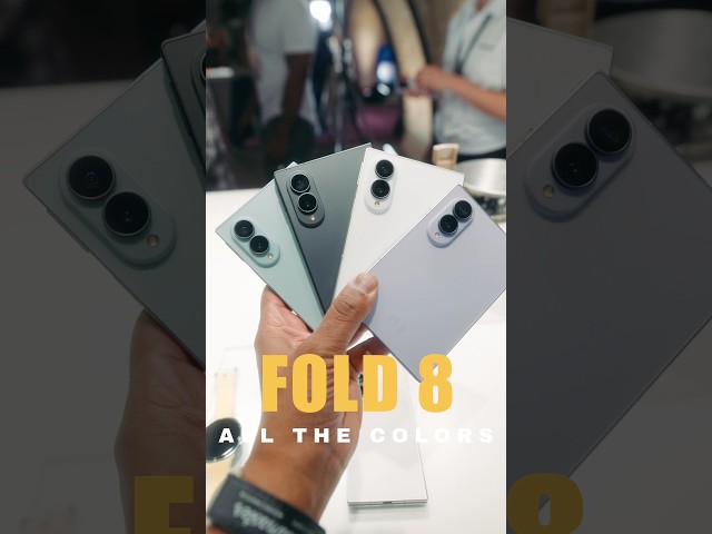 Galaxy Z Fold 8 ALL THE COLORS