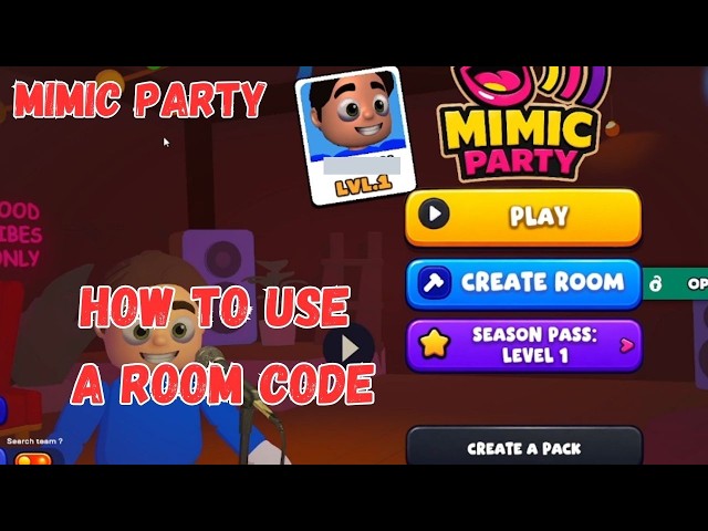 How to Use a Room Code in Mimic Party (Join Lobbies Fast Guide) tutorial multiplayer code room