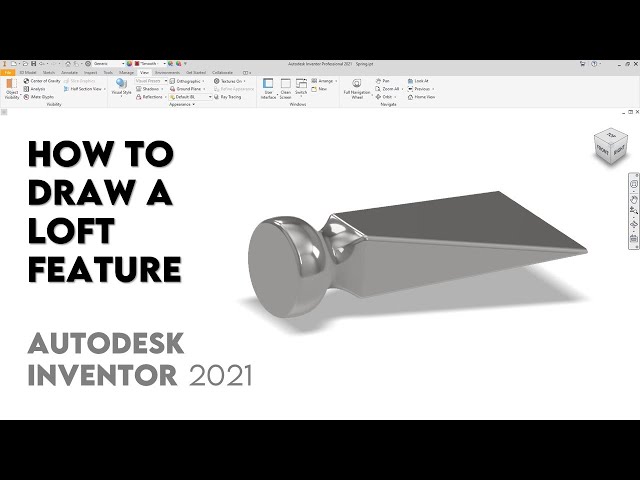 Loft Feature | Autodesk Inventor 2021 | Intermediate Tutorial