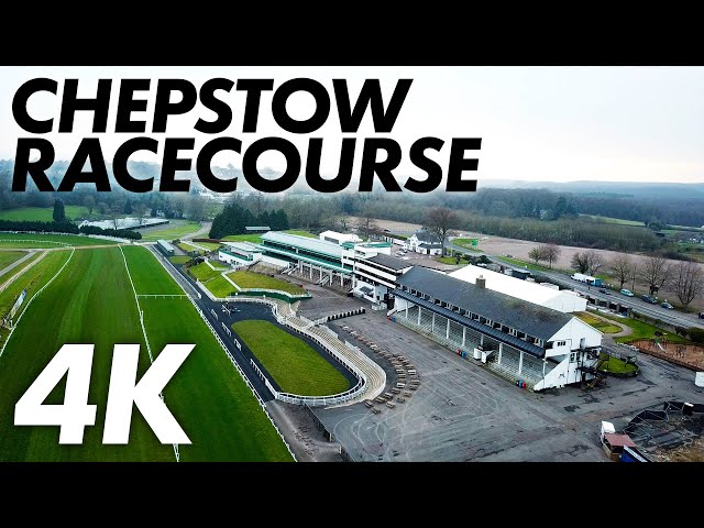 Chepstow Racecourse - Piercefield Park, Chepstow, UK - 4K Drone Flyover