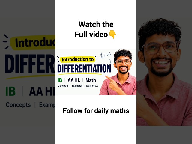 Solving a Differentiation Sum | IB Maths AA HL #ibmathematics#calculus#maths#ib#concept #practice