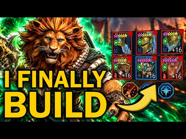 I Finally Build Cowardly Lion and I Love Him!  Raid Shadow Legends