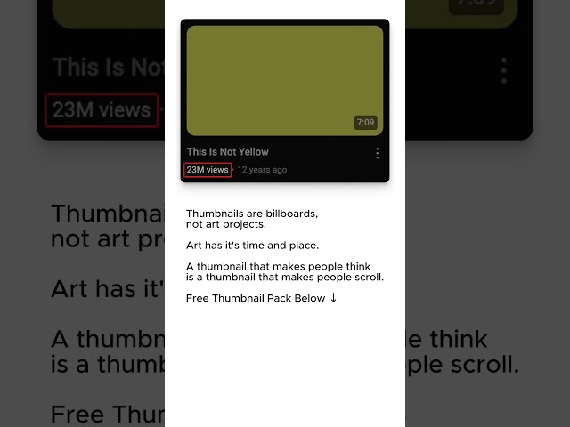 The Art of Thumbnails