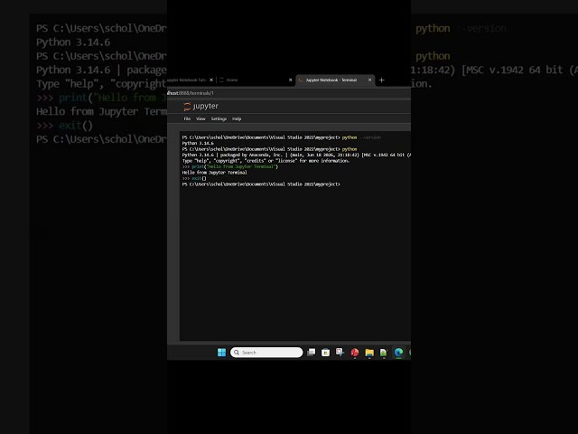 How to Run Python in Jupyter Notebook Terminal