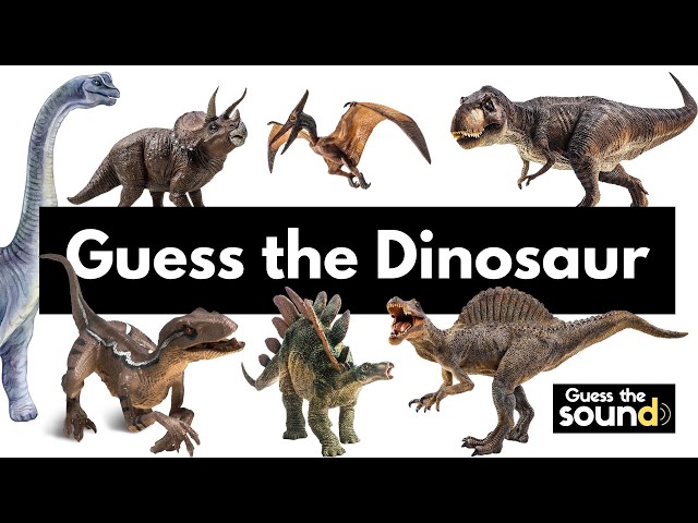 Guess the Dinosaur Sound | 20 Dinosaur Sound Quiz