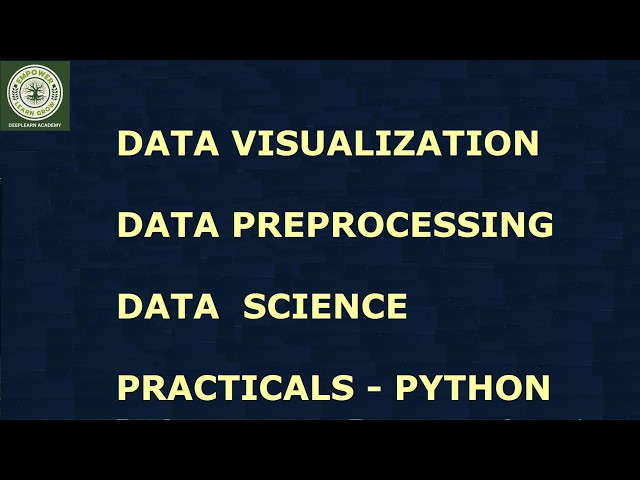 Data Preprocessing | Data Visualization | Data Science | PYTHON