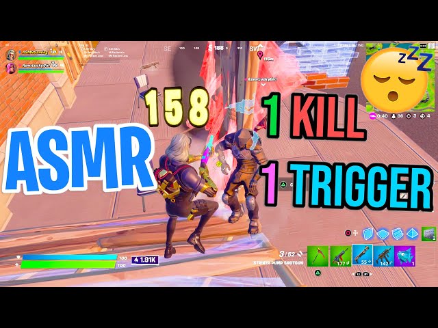 ASMR Gaming 😴 Fortnite 1 Kill = 1 Trigger Relaxing Mouth Sounds 🎮🎧 Controller Sounds + Whispering 💤
