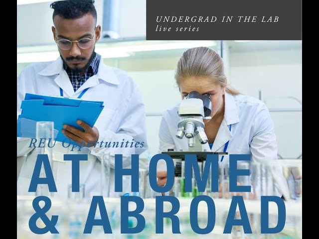 UG in the Lab: REUs at Home & Abroad with Ralm Ricarte