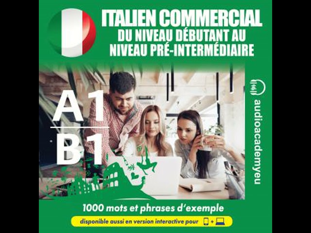 [French] - Italien commercial A1-B1 Livre Audio par Tomas Dvoracek