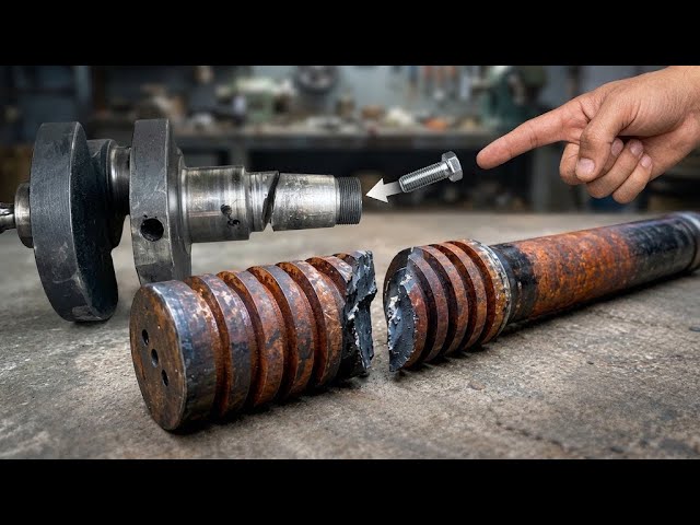 Top 3 Heavy Machinery Lathe Repair Operations Demonstrating High-Level Engineering Intuition! 