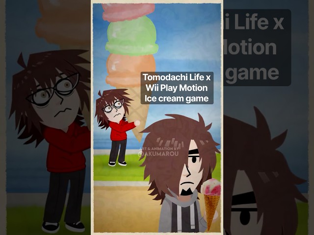 WII PLAY ICE CREAM X TOMODACHI LIFE | #tomodachilife #animationmeme #tomodachilifelivingthedream