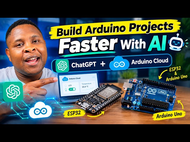 Build Arduino Projects Faster With AI 🤖 | ChatGPT + Arduino Cloud