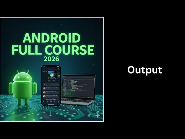 (350) Kotlin Output Statements Explained | print() & println() | Complete Android Course