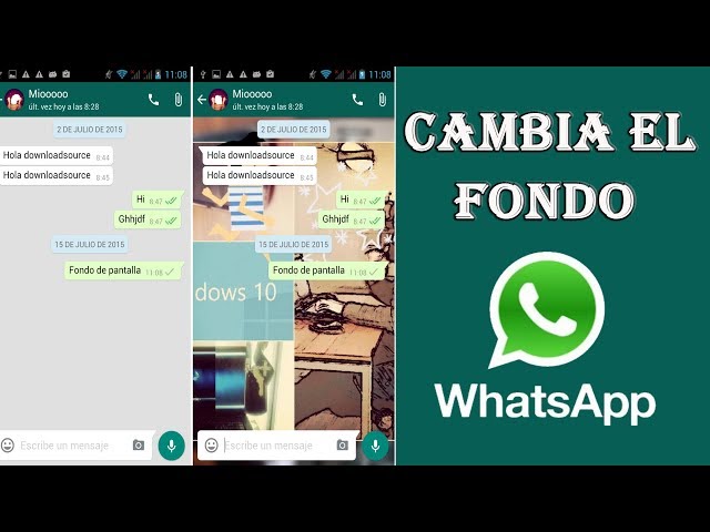 How to change the WhatsApp wallpaper