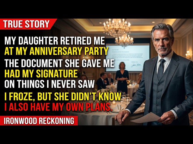 My Daughter Retired Me at My Own Party - Then Handed Me Something That Froze My Blood.