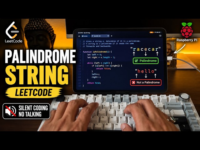 Solving a Palindrome String | JavaScript Coding Challenge