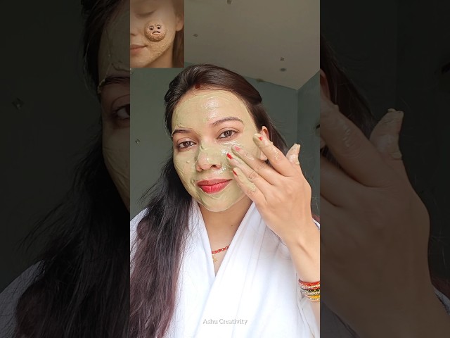 Clean & Bright Skincare at Home | Multani Mitti Face Pack for All Skin Types #shorts #youtubeshorts