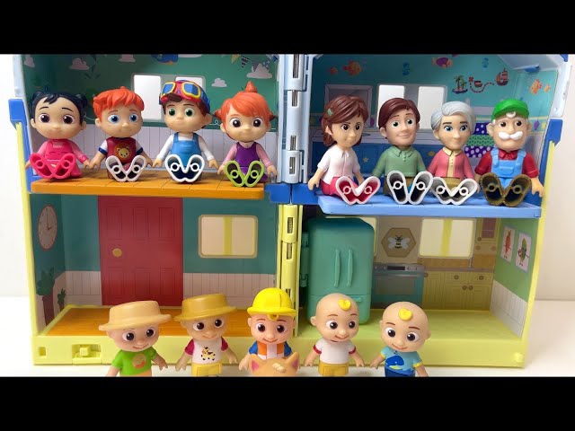 3 Minutes Satisfying with Unboxing and Review Cocomelon Figures ASMR 
