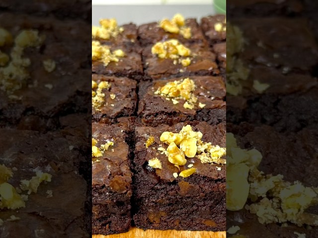 Stop scrolling. Take a bite 🍫👀| OTG magic → fudgy brownie #brownie #chocolatebrownie #fudgybrownie