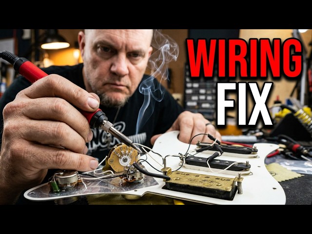 On The Bench - Chasing Down the Hum in Our Charvel STX Deluxe | Wiring & Switch Repair