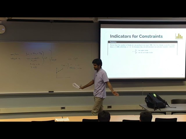 CIS1921 - Lecture 6 - Mixed Integer Programming