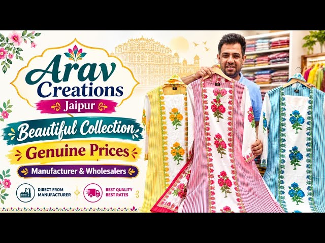 💖 Beautiful Collection - Genuine Prices. Latest Designs Of Cotton Ethnic Wear By Arav Creations💖