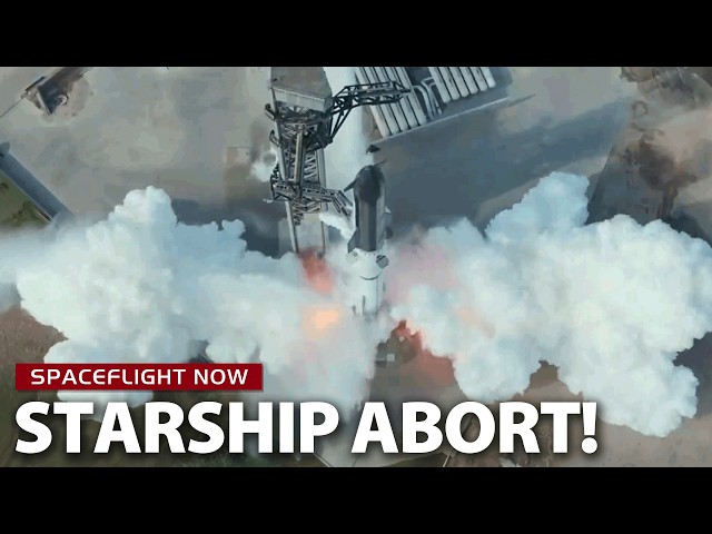 Last-second engine trouble aborts Starship launch