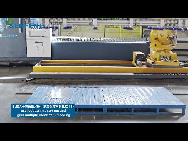 Coil Uncoiling, Leveling, Cutting & Robotic Sorting | Automated Sheet Unloading
