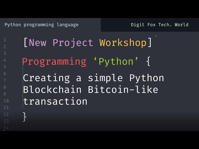 PYTHON BLOCKCHAIN CODE IN ACTION: Hands-On Tutorial for Beginners - PART 2