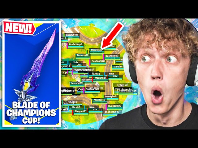 I Competed In The Blade Of Champions Cup In Fortnite! (Reload Tournament)
