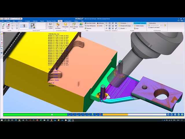 5 axis NC programming smulation
