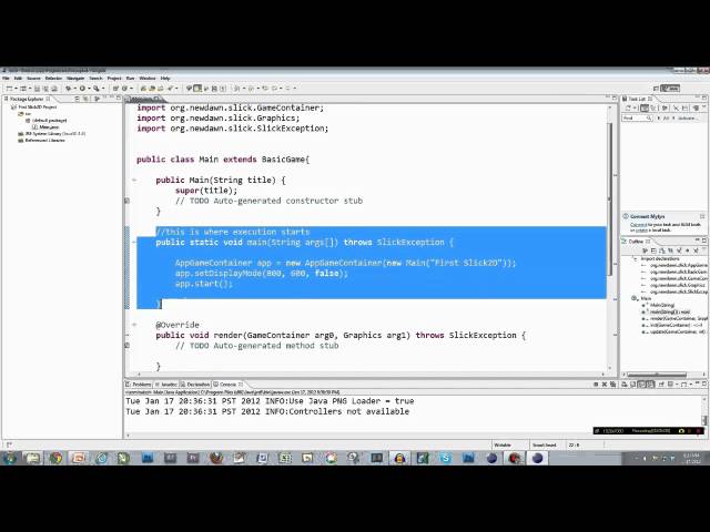 Game Programming with Java and Slick2D - Part 3 (Graphics Primitives)
