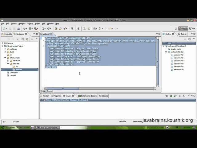 JSPs and Servlets Tutorial 02 - First Servlet Part 1