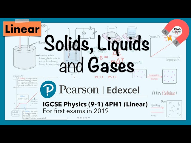 Edexcel IGCSE Physics (9-1) Unit 5 solids, liquids and gases revision (4PH1) (Linear)
