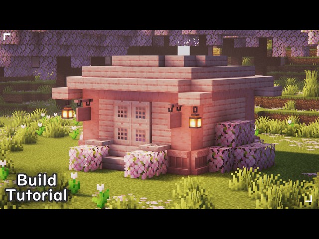 🌸 How to Build a Cherry Blossom Egg Farm 🥚 | Minecraft Tutorial