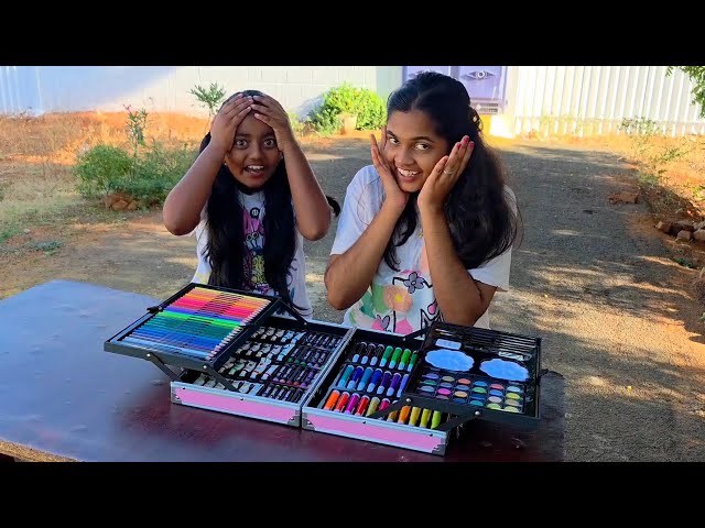 Unicorn 🦄 Drawing kit for Kids 😱 Diyaishwarya | UNBOXING I DIY 