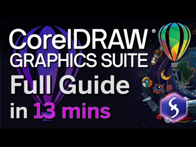 CorelDRAW - Tutorial for Beginners in 13 MINUTES!  [ FULL GUIDE ]