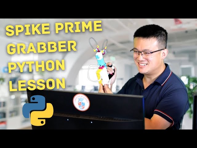 SPIKE Prime "Grabber" Python Beginners Lesson. SPIKE Prime / Units / Invention Squad / Super Cleanup