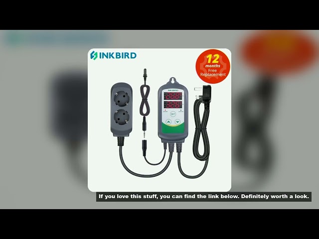 Inkbird Heating&Cooling Temperature Controller ITC-308S Thermostat Regulator Dual Relays With Waterp