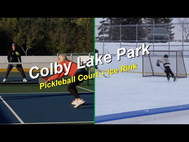 Colby Lake Rink: From Ice to Pickleball