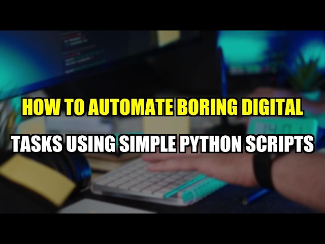 Python Automation Tutorial: Scrape Data & Send Emails