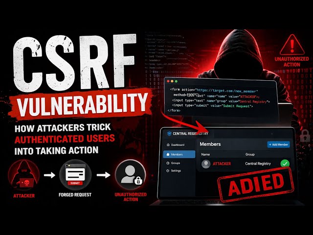 Bug Bounty Series #12: One Click CSRF Attack – Unauthorized Actions via Authenticated Users