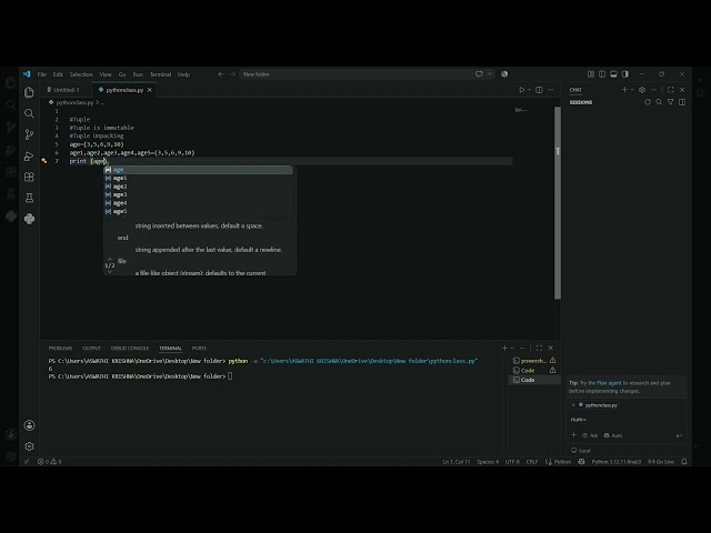 Part 14 || Python Tutorial || Tuple
