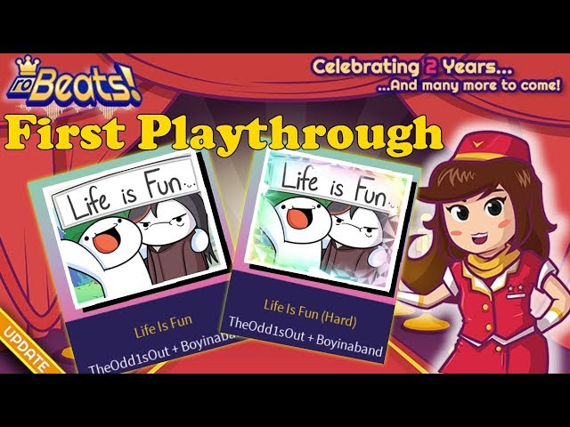 Life is Fun (TheOdd1sOut + Boyinaband) (Normal)&(Hard) | First Playthrough (RoBeats!)