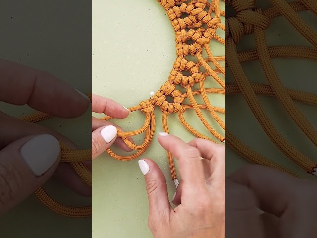 Macrame crown tutorial