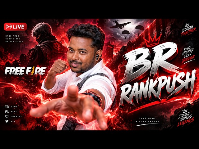 🏆 GRANDMASTER RANK PUSH ! 🔴 Free Fire Live🔥 Game Tamil Official